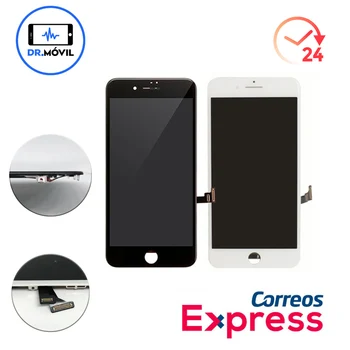 Pantalla iPhone 8 Plus Negro Negra Blanco Blanca Tīklene Displejs, Apple LCD