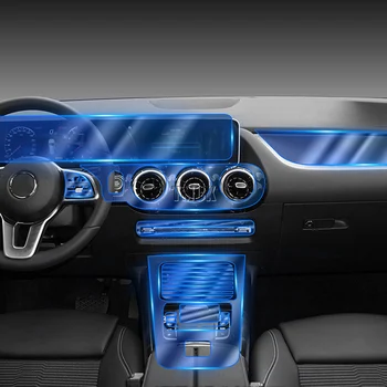Par Mercedes Benz B Klases W247 B180 B200 B260 2020+ Auto Centra Konsole, Multimediju Peli Centrālo Navigācijas Ekrāns TPU Aizsargs Filmu