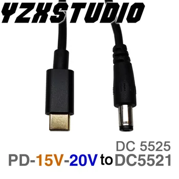 PD 2.0 PD 3.0 15V 20V DC 5.5*2.1 5.5*2.5 Mānekļi izraisīt Adaptera kabeļa TIPS-C PD Mānekļi Savienotājs QC 4 uzlāde piezīmjdatoru lādētājs