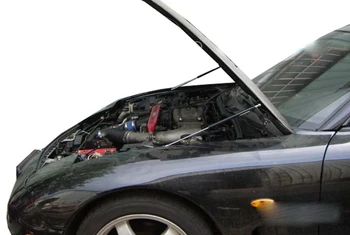 Pielāgota izmešana spēkā no oglekļa šķiedras pārsegs priekš Mazda RX7 RX-7 FD3S 1991-2003 Mainīt Gāzes Statnes Lifts Atbalstu Triecienu Slāpētājs