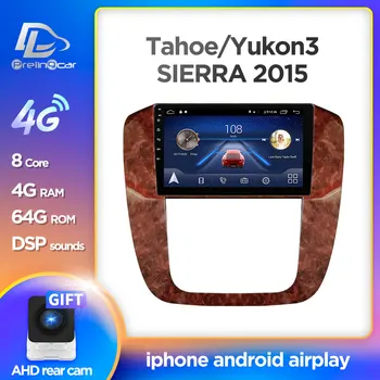 Prelingcar Android 10 GMC SIERRA tahoe yukon 3. gadam Automašīnas Radio Multimediju Video Atskaņotājs, GPS Navigācija, NE DVD 2 din Octa-Core
