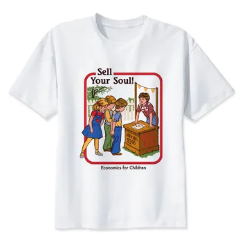 Pārdabisku t-krekls ļauno bērniem karikatūra t-krekls velns biedējošu šausmu velns dievkalpojumu pentacle satanism t krekls