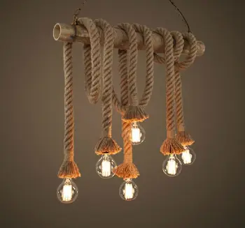 Retro Vintage Virves Kulons Gaismas Lampa Bēniņi Radošo Rūpniecības Lampas Edison Spuldzes Amerikāņu Stilā
