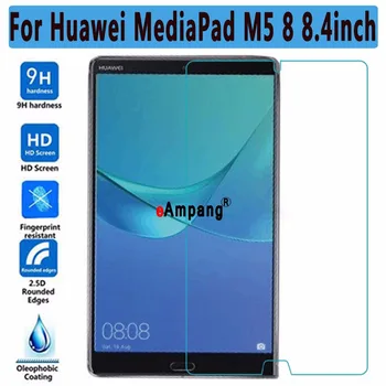 Rūdīta Stikla Huawei Mediapad M5 8 8.4 Pārredzams Ekrāns Filmu Planšetdatora Ekrāns Aizsargs Huawei Mediapad M5 8 8.4