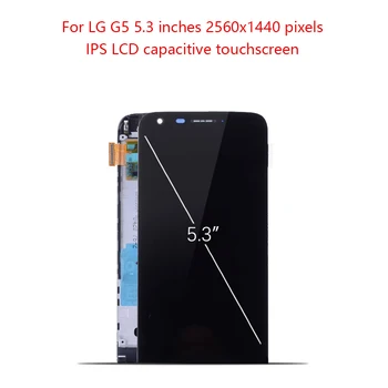 Rūpnīcas Nomaiņa LCD LG G5 H820 H831H850 H840 H830 Displejs, Touch Screen Digitizer Montāža Aizstāt Ekrāna