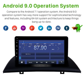 Seicane 9 collu Android 9.0 IPS Auto GPS Galvas Vienības Spēlētājs 2004-2007-2012 BMW X3 E83 2.0 i 2.5 i 2.5 3.0 si es 3.0 si 2.0 d, 3.0 d, 3.0 sd