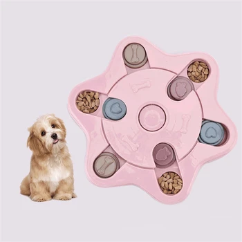 Suns Puzzle Rotaļlietas Palielināt IQ Interaktīvās Mazinātu Garlaicību Barošanas Pet Mācību Spēles padeve Maza Vidēja Suņa Kucēns