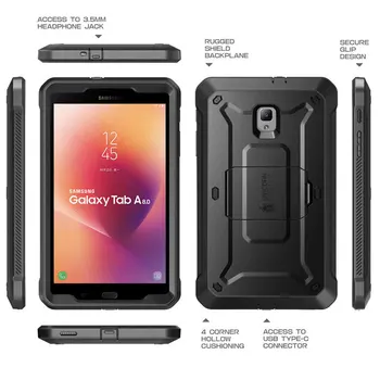 SUPCASE UB Pro Samsung Galaxy Tab 8.0 Gadījumā, Pilna ķermeņa Izturīgs Hibrīda Aizsardzības Aizsardzības Vāciņu ar iebūvētu Ekrāna Aizsargs