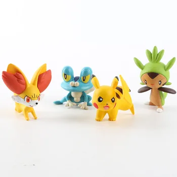 Takara Tomy Pokemon Pikachu Pokeball Automātiski Piepeši Anime Darbības Rādītāji Rotaļlietas Radošo Bērnu Dzimšanas dienas Dāvana