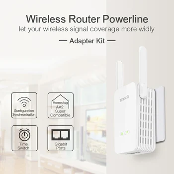Tenda PH15 1000M Gigabit Wireless wifi Powerline adapteri Paplašinātāju KOMPLEKTS Tīkla elektropārvades līnijas ethernet Adapteri 500mbps Homeplug AV2