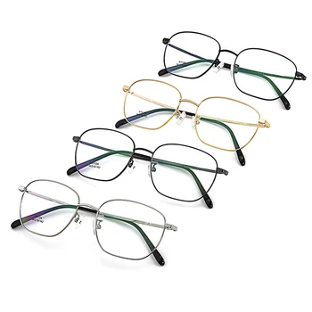 Titāna Sakausējuma Optiskās Brilles, Rāmis Vīriešu, Ultravieglajiem Laukumā Tuvredzība Recepšu Brilles 2020. Gadam Vīrietis Metāla Pilna Loka Brilles