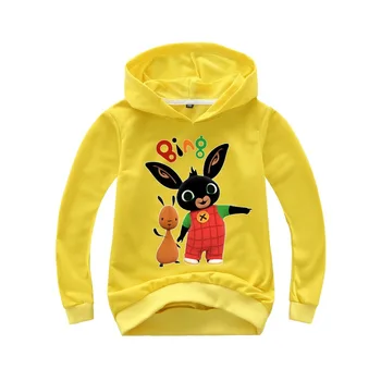 Toddler meitene drēbes rudenī Jaunatnes Sporta pelēkā vārna bērnu jaunas Bing Truši, Karikatūru, modes jaka zēniem ikdienas džemperis