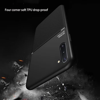 Ultra Plānas Mīksta TPU Case for Samsung Galaxy S11 S10 S8 S9 Piezīme 10 9 8 Plus S11e S10e Iebūvēts Magnēts Auto Plāksnes Tālruņa Aizmugurējo Vāciņu