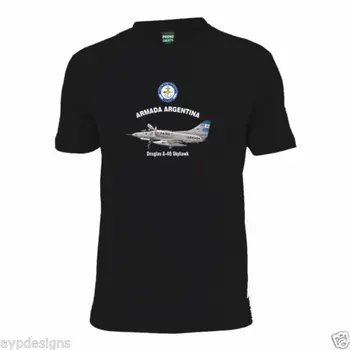Vasaras Apģērbu Kokvilnas Vīriešu T-Krekls Augstās Kvalitātes Douglas A-4 Q Skyhawk Argentīnas Jūras Kara Flotes Cīnītājs Vīriešiem Atdzist Tee Shirtfitness T-Krekli