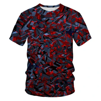 Vasaras trīsdimensiju 3D vortex T-krekls Vīriešu un Sieviešu Modes 3D T Krekls ar Īsām Piedurknēm Harajuku Hip Hop Gudrs Tshirt