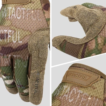 Vīriešu Maskēties Airsoft Pilnu Pirkstu Cimdu Tactical Cimdi Armijas Gaismas Soft Black Ilgi Mitten Militārie Pārgājieni, Riteņbraukšana Riteņbraukšana 2020