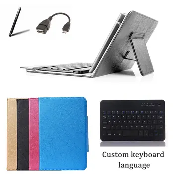 Wireless Keyboard Cover Stand Gadījumā Huawei MediaPad T2 8 Pro Planšetdatoru, Gadījumā, Bluetooth Klaviatūru +OTG+Stylus