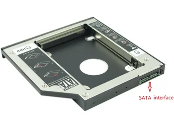 WZSM JAUNU 9.5 mm SATA 2 SSD HDD Caddy par Asus Asus X550C X550B X550V X550D X450C X450 Cietā Diska Caddy