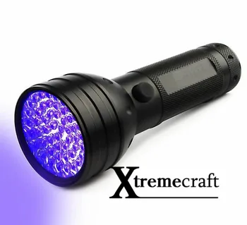 Xtremecraft 51 UV LED Scorpion Detektoru Mednieks Finder ultravioleto Blacklight Lukturīti Lāpu Gaismas Lampa AA 395nm 5W