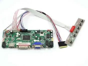 Yqwsyxl Kontroles padomes Monitoru Komplekts B140RW02 V0 V. 0 B140RW02 V1 V2 HDMI + DVI + VGA LCD LED ekrānu Kontrolieris Valdes Vadītāja