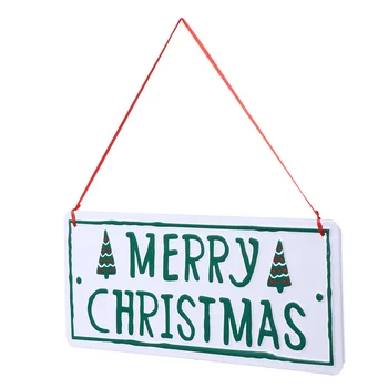 Ziemassvētku Hanging Signāls Ziemassvētki Karājas Kritums Dzelzs Karājas Plāksne, Durvju Dekors