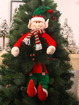 Ziemassvētku Vecīša Elfi Cute Lelle Mīksta Lelle Ziemassvētku Eglīte Home Shopping Mall Apdare Piegādēm Ir 2021. Jauno Gadu