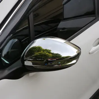 Zlord ABS Chrome Automašīnu Atpakaļskata Spogulis Aizsardzība Attiecas Atpakaļskata Spoguļa Uzlīmes Peugeot 208 - 2017 Piederumi