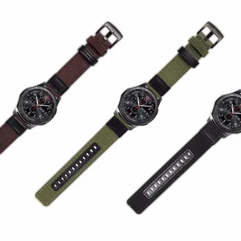 Āda+Neilona Watchband Par Huawei Skatīties GT 2 Pro Siksna Smart joslā Aproce Samsung Galaxy Skatīties 3 45mm Skatīties Piederumi