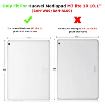 Ādas Gadījumā Huawei MediaPad M3 Lite 10 10.1 