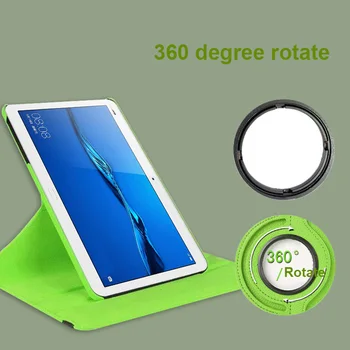 Ādas Smart Cover Gadījumā Huawei MediaPad T5 10 AGS2-W09 AGS2-L09 AGS2-L03 10.1