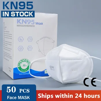 Ātri shiping KN95 Maska Filtru FFP2 Atkārtoti Aizsardzības Sejas Maskas aizsardzībai pret vīrusiem, Filtrēšanas Putekļi, Mutes, cepures Maskas segtu