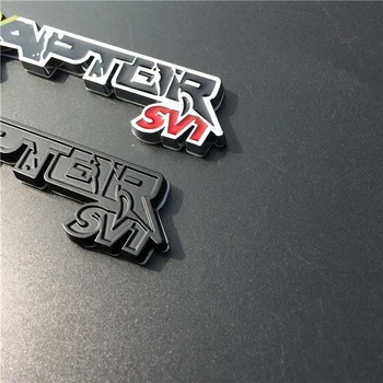 1 GAB. 3D Metālu Sakausējumu SVT RAPTOR Logo, Emblēmas Nozīmīti Auto Uzlīmes Fokusa Kugas F150 Fiesta SUV Mustang Ranger Galaxy