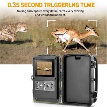 16MP1080 āra ūdensizturīgs HD izsekošanas medības medību kamera ar infrasarkano HC802A savvaļas dzīvnieku bezvadu novērošanas izsekošanas fotokameru
