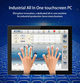 19 Collu Darbvirsmas Datoru Win10 Linux 232 Rūpniecības Planšetdators Capacitive Touch Ekrāns, Rūpniecības Kontroles Izstrādājumi J1900