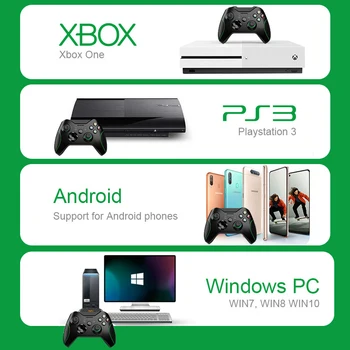 2.4 G Wireless Gamepad Kontrolieris Xbox Viens Konsoles PC PS3/Android Smart Tālrunis Spēle Kontrolieris Kursorsviru, Lai Uzvarētu DATORU 7/8/10