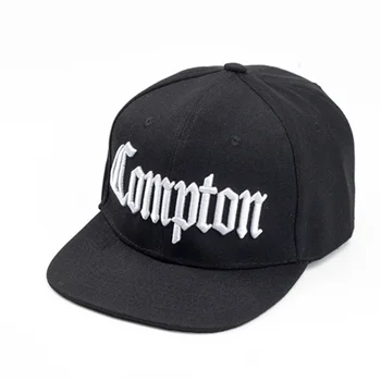 2018 jaunu Compton izšuvumi beisbola Cepures Modes regulējams Kokvilnas Vīriešu Cepures Traker Cepures Sieviešu Cepures hop snapback Cap Vasaras