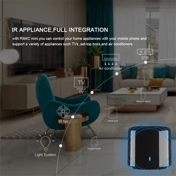 2019 jaunu Universālā Tālvadības Smart Home Automation WiFi/IS/4G Bezvadu Kontrolieris Broadlink RM4C Mini KARSTĀ