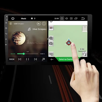2Din Android 10 Auto Radio Skoda Octavia 2 II 2007-Multivides Video Atskaņotājs HD Ekrāns DSP GPS Navigācijas ir 2 Din DVD
