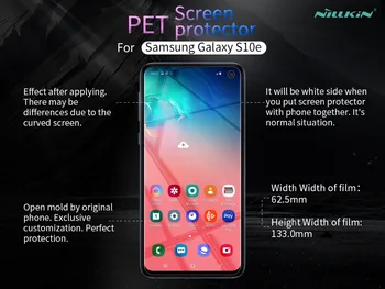 2gab/daudz par Samsung Galaxy S10e NILLKIN Super Clear Anti-pirkstu nospiedumu Aizsargājošu Plēvi VAI Matēts Ekrāna Aizsargs Filmu