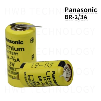 2gab Jaunu Oriģinālu Panasonic BR-2/3A Ar tapām 3 V 1200mAh PLC Li-ion Baterijas FANUC Bezmaksas Piegāde