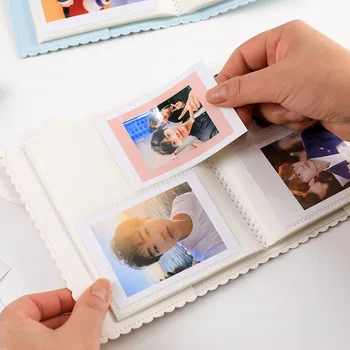 3 Collu Gudrs Trušu 64 Kabatas fotoalbumu Par Polaroid & Fujifilm Instax Mini 11 9 8 7s Foto Papīrs, Plēve /Nosaukums Karte/Nagu Uzlīmes
