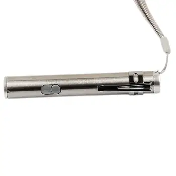 3 in1 500LM Mini USB Lukturīti, Alumīnija Sakausējumu, USB Uzlādējams LED Lāzera Mācīt & UV Lāpu Pen & Lukturīti Daudzfunkciju Lampas