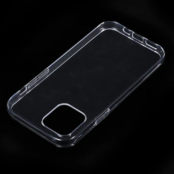 300pcs 1.2 mm Soft TPU GEL Clear Case For iphone 12 pro Max Pārredzamu Mīksta Silikona Vāciņu, Lai iphone12 12pro 12mini