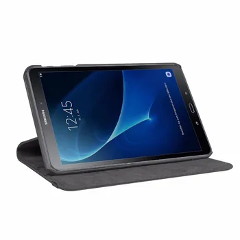 360 Rotējoša Case for Samsung Galaxy Tab 10.1 2016 T580 T585 Stāvēt Segtu PU Ādas Samsung Tab A6 10.1 T580N T580N