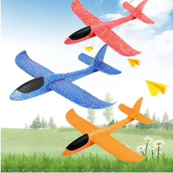 48cm Rokas, Metot Planieri Lidmašīnas Bērniem, EPP Putas Rotaļlietas Plaknes Modeli, Āra Uzsākt Planieri Lidmašīnas Bērniem Dāvanas