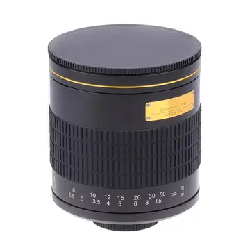 500mm F6.3 Manuālais Fokuss Telefoto Spogulis, Objektīvs + T2-Mount Adaptera Gredzens Canon EF EOS DSLR Kameras