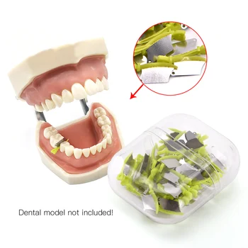 50gab/lodziņā Zobu Ministru Zobu Interproximal Plastmasas Ķīlis Ar Aizsardzības Zobu Tērauda Matricas Mazs/Vidējā