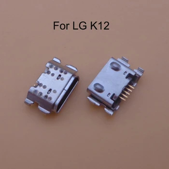 50gab Par LG K9 X210 LM-X210EM LMX210EM / K10 K420 K428 G4 F500 H815 2016 K420N MS428 USB Uzlādes Lādētāja Ports Dock Savienotājs