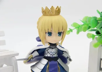 Anime Fate Stay Night Saber Karaļa Bruņinieks Ver PVC Rīcības Attēls Kolekcionējamus Modeli, lelle, rotaļlieta, 10cm