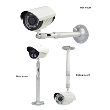 ANPWOO Stiprinājuma Atbalsts CCTV Kameras Sienas Stiprinājums Stand Alumīnija Metāla Iekštelpu Āra 20-40cm, Stiprinājuma Piederumi